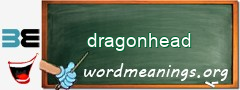 WordMeaning blackboard for dragonhead